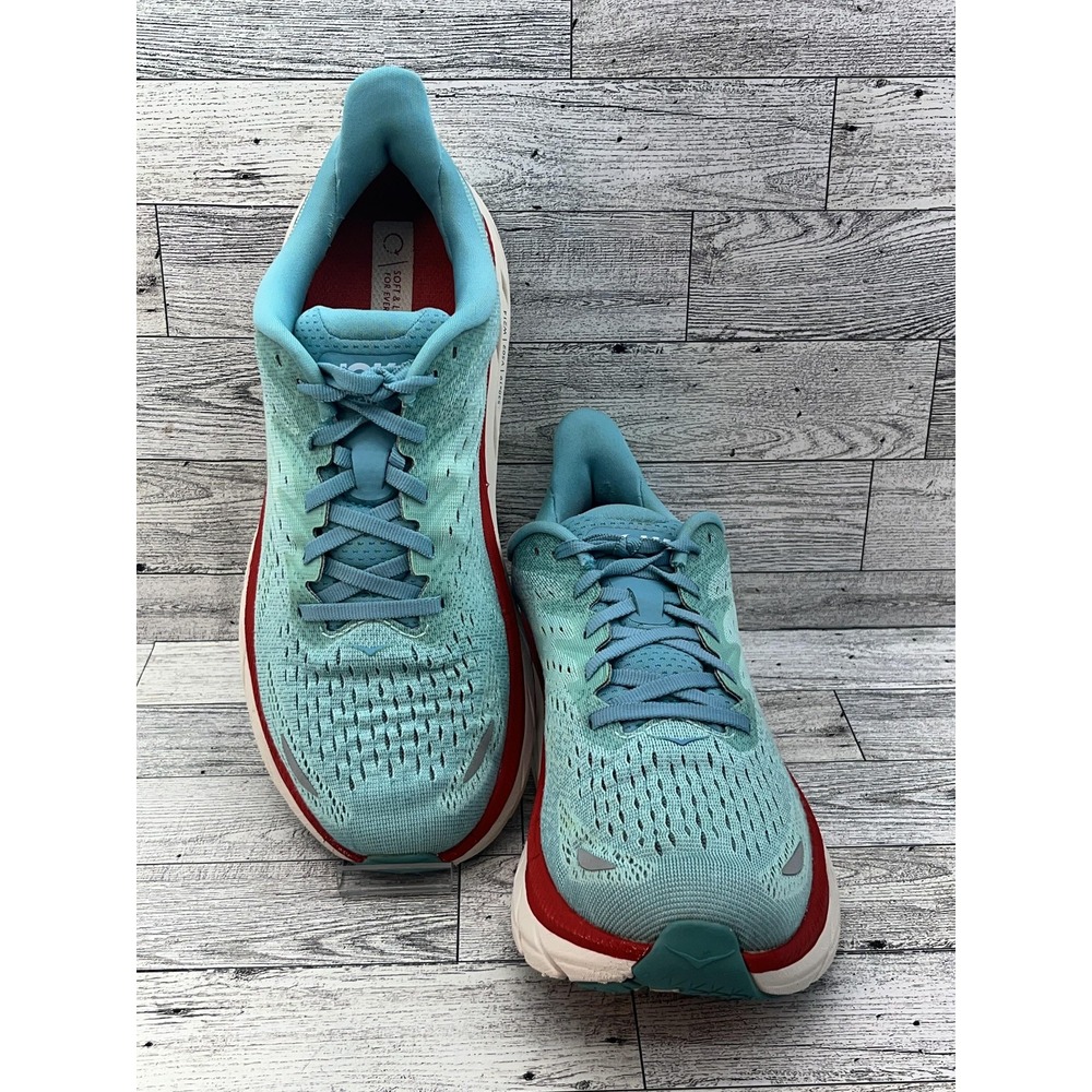 Hoka One One Clifton 8 Shoes Womens Sz 8.5B‎ Running Lightweight Athletic Sneake